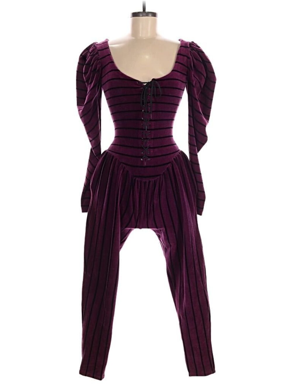 Punk Label Circus Velour Jumpsuit MADE IN USA 1980s VINTAGE EXTREMELY RARE